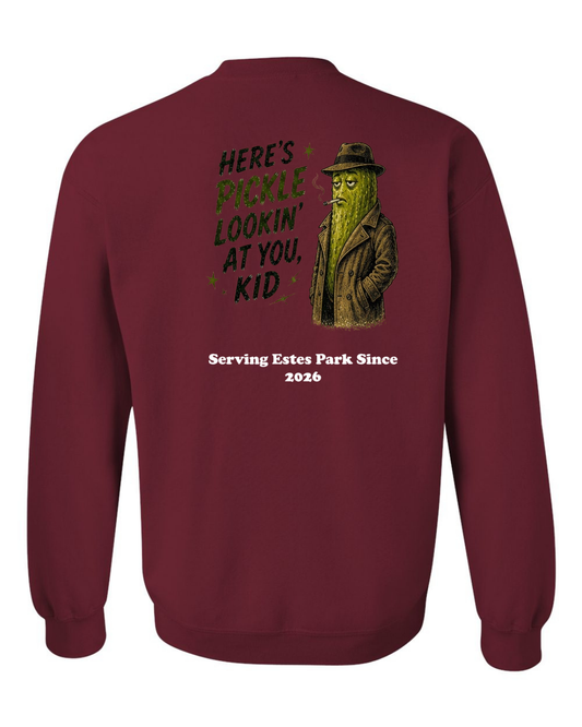Here's Pickle Lookin at you, Kid Crewneck Sweatshirt