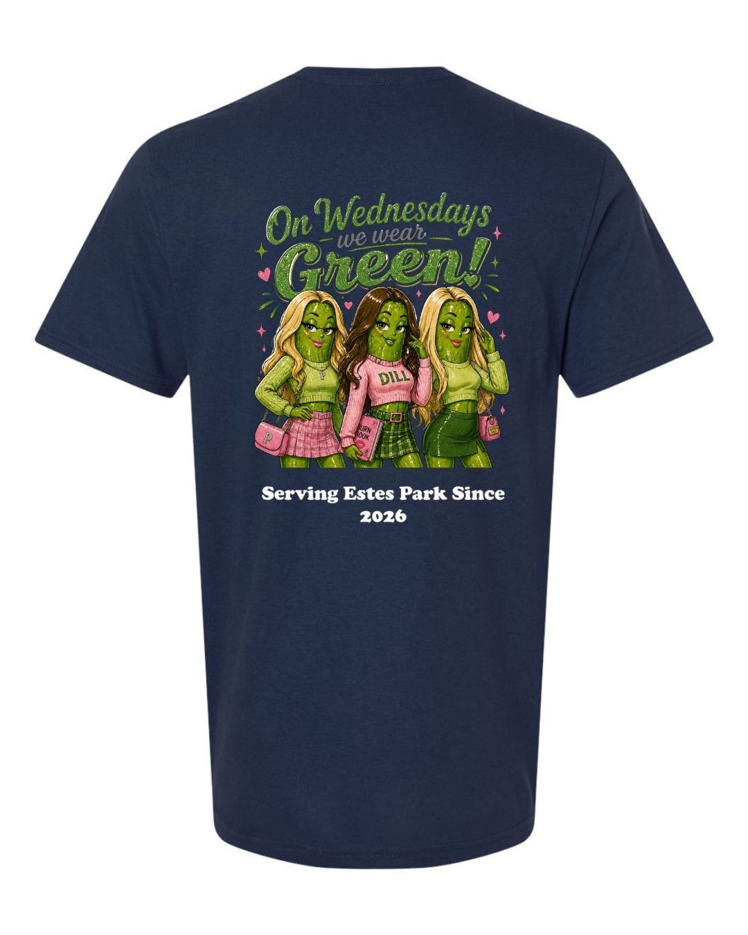 On Wednesday's we wear Green Short Sleeve Shirt
