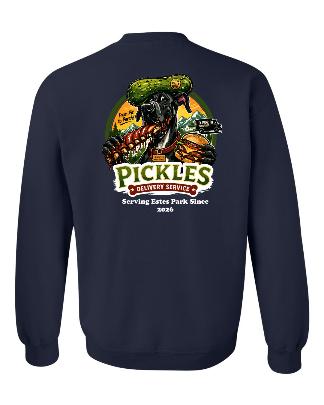 Pickles Delivery Crewneck Sweatshirt