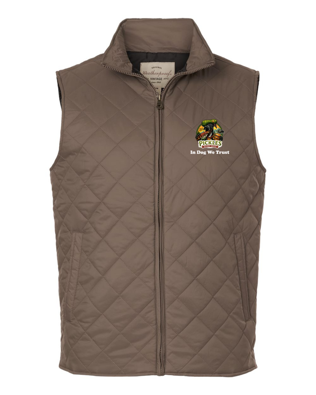 Pickles Delivery Quilted Vest