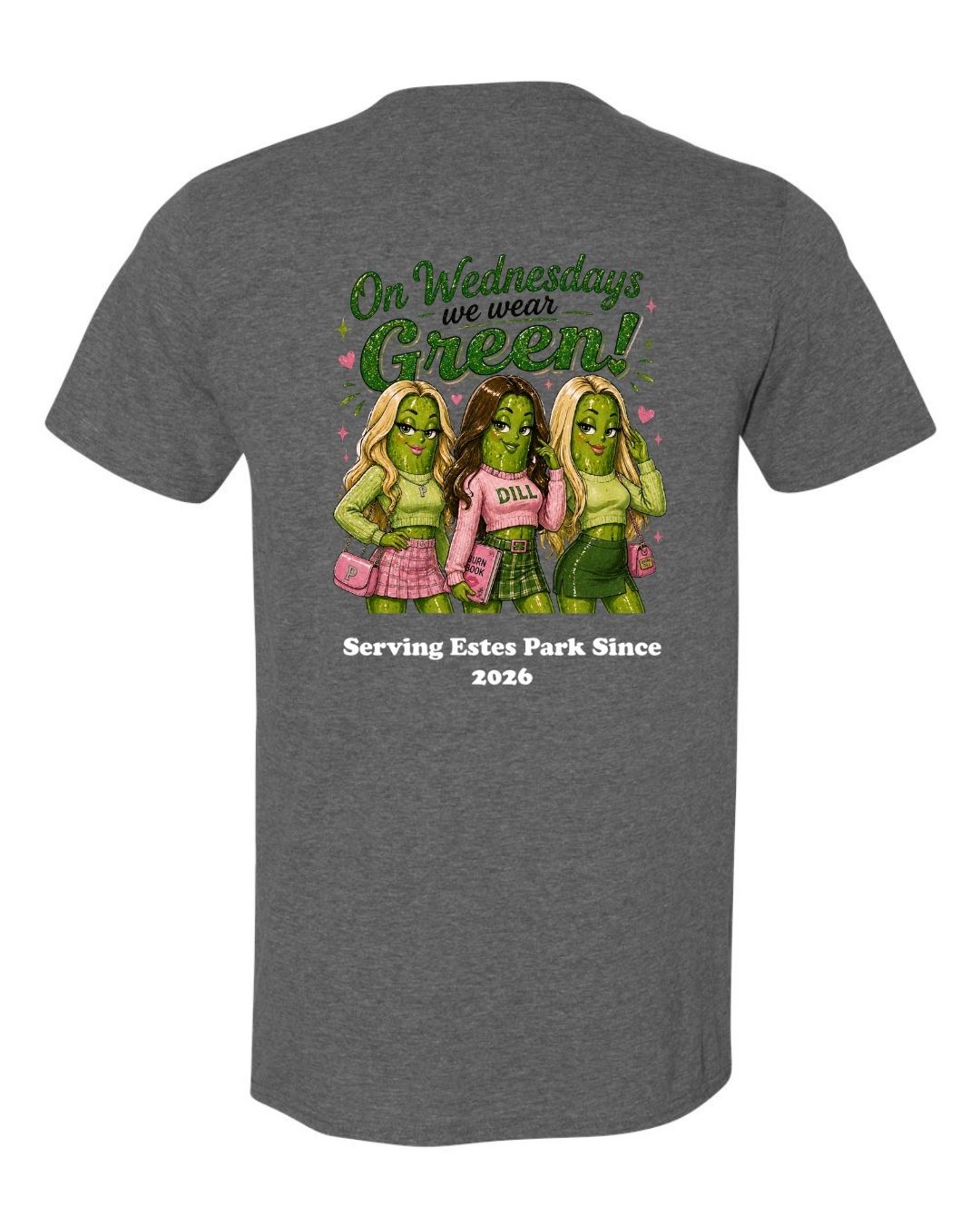 On Wednesday's we wear Green Short Sleeve Shirt