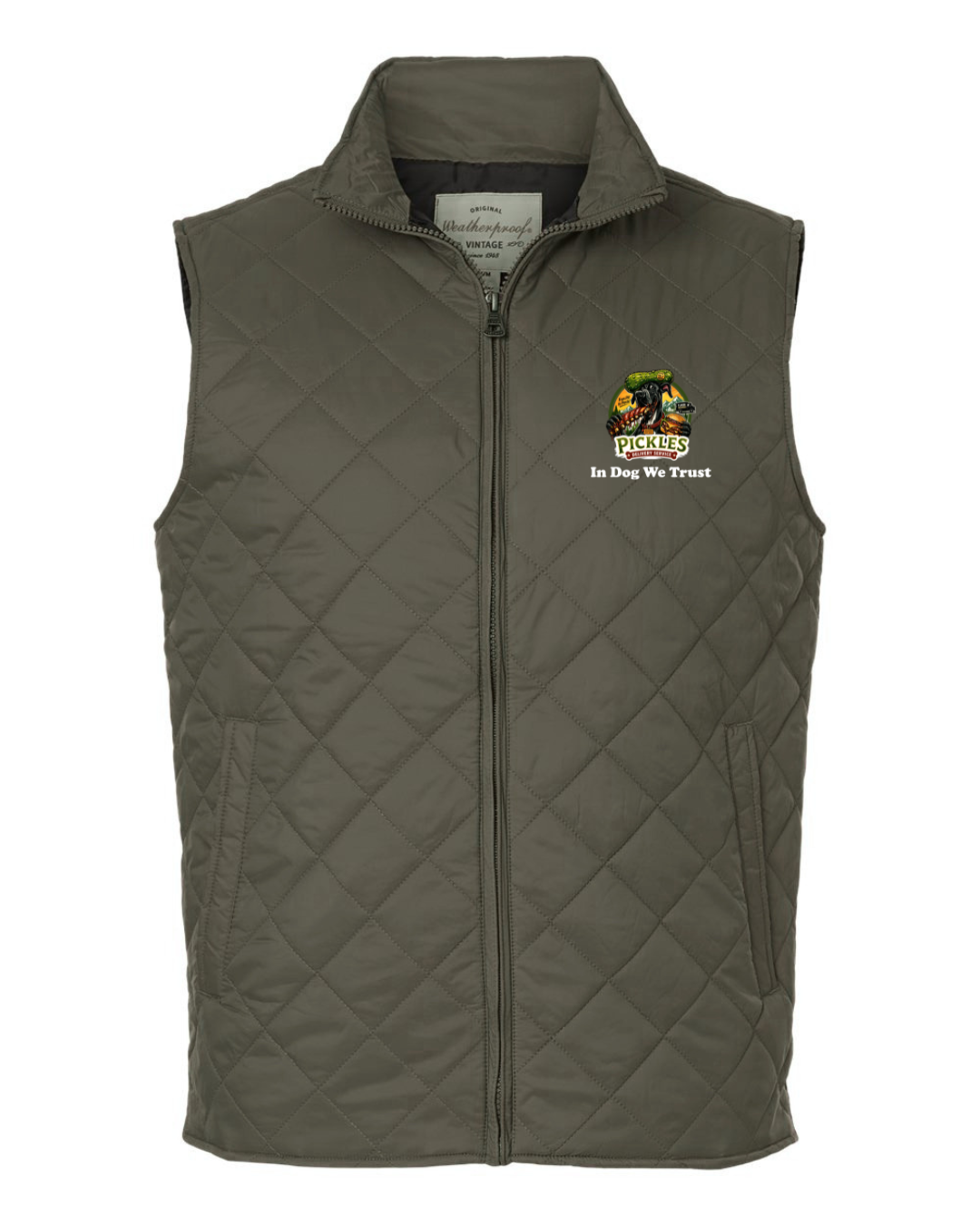 Pickles Delivery Quilted Vest