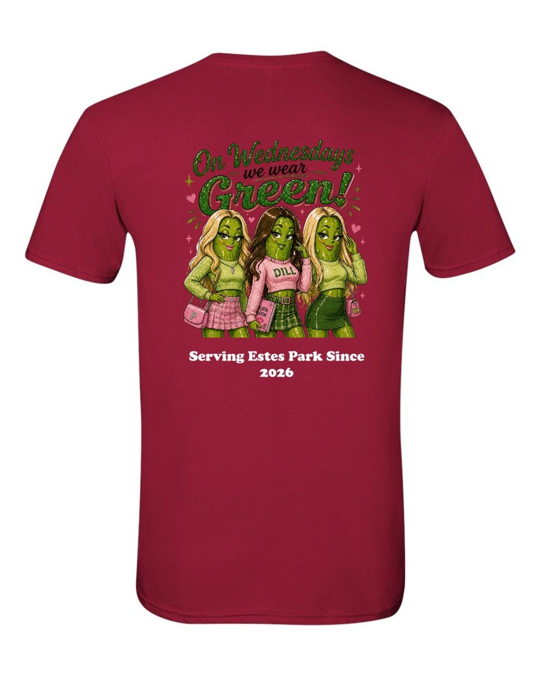 On Wednesday's we wear Green Short Sleeve Shirt