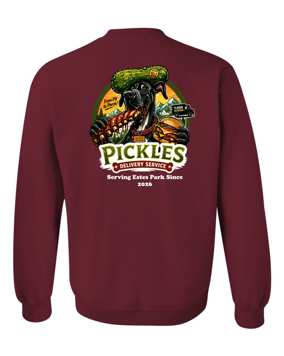 Pickles Delivery Crewneck Sweatshirt