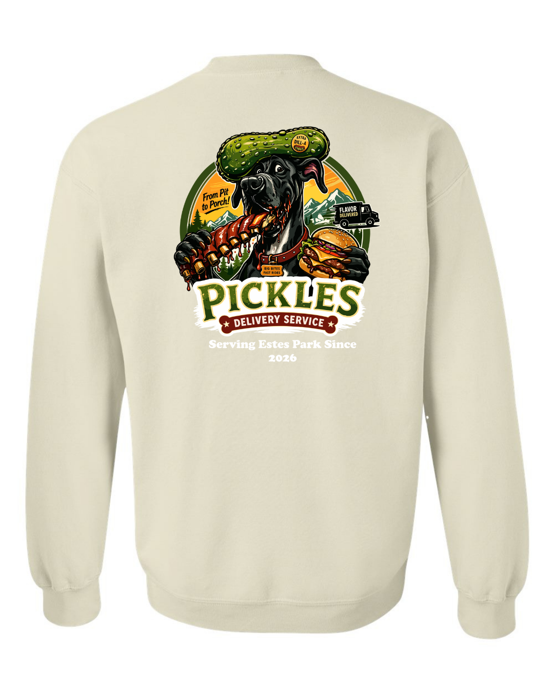 Pickles Delivery Crewneck Sweatshirt