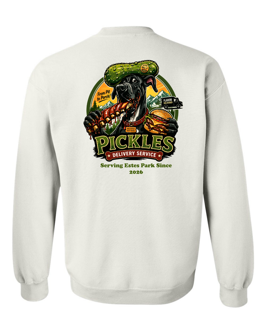 Pickles Delivery Crewneck Sweatshirt