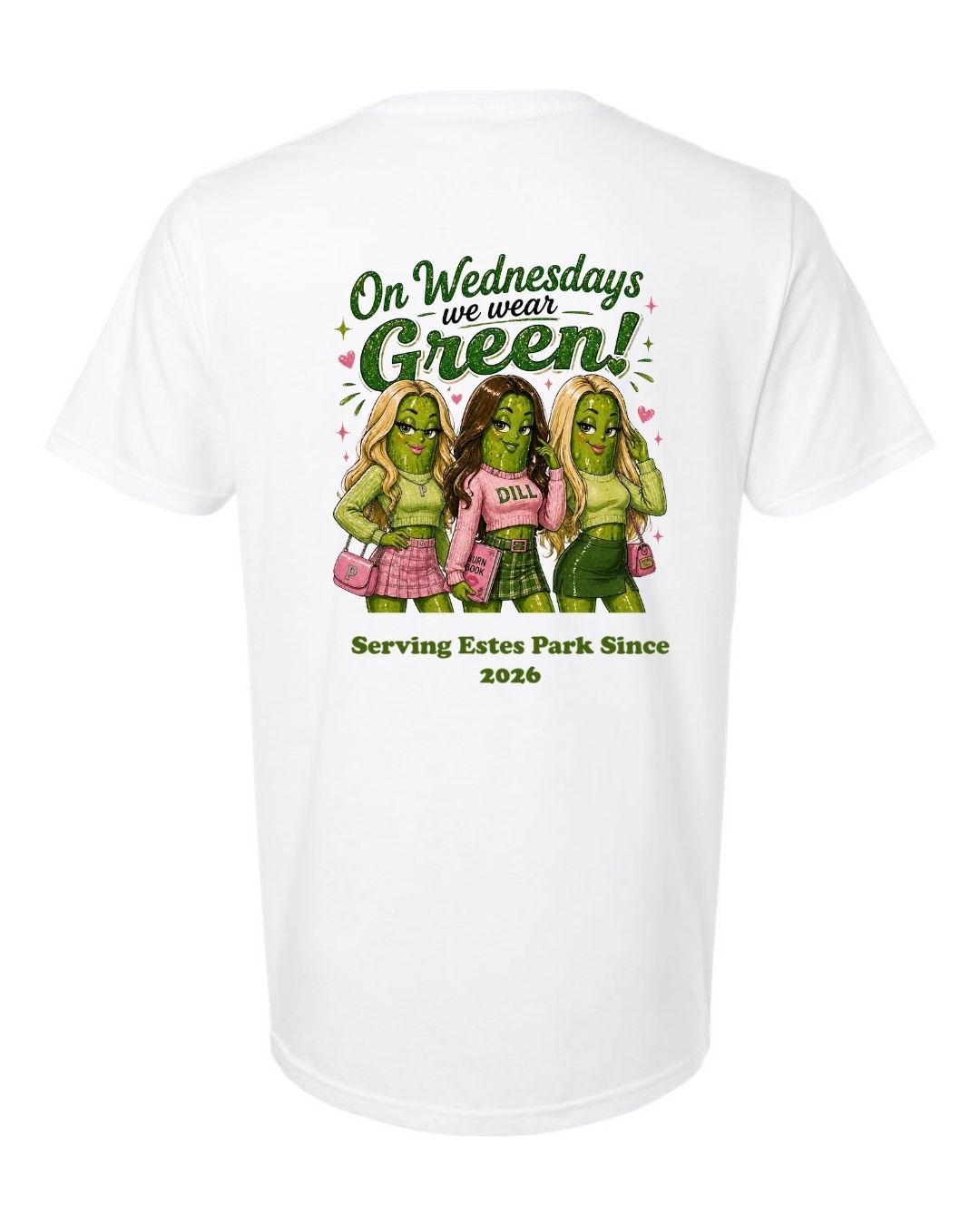 On Wednesday's we wear Green Short Sleeve Shirt